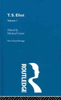 Produktbild: T.S. Eliot Volume I