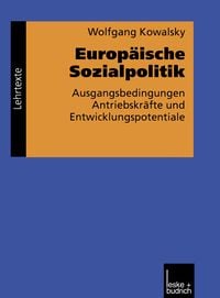 Produktbild: Europ&auml;ische Sozialpolitik