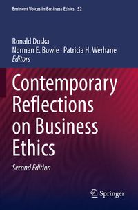 Produktbild: Contemporary Reflections on Business Ethics