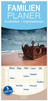 Produktbild: Familienplaner 2027 - Australien &bull; Impressionen mit 5 Spalten (Wandkalender, 21 x 45 cm) CALVENDO