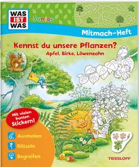 Produktbild: WAS IST WAS Junior Mitmach-Heft. Kennst du unsere Pflanzen?