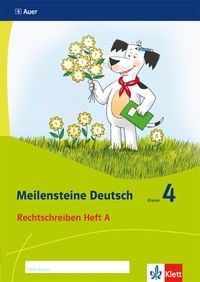 Produktbild: Meilensteine Deutsch. Rechtschreiben (Heft 1). - 4. Klasse. Ausgabe ab 2017