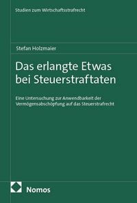 Produktbild: Das erlangte Etwas bei Steuerstraftaten