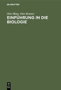 Produktbild: Einf&uuml;hrung in die Biologie