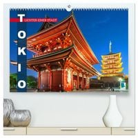 Produktbild: Tokio: Lichter einer Stadt (hochwertiger Premium Wandkalender 2026 DIN A2 quer), Kunstdruck in Hochglanz