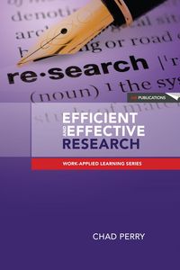 Produktbild: Efficient and Effective Research: A Toolkit for Research Students and Developing Researchers