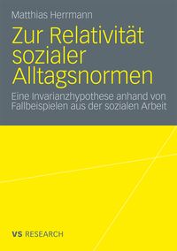 Produktbild: Zur Relativit&auml;t sozialer Alltagsnormen