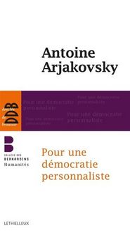 Produktbild: Pour une d&eacute;mocratie personnaliste