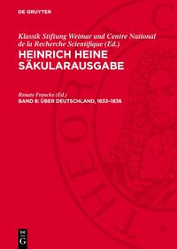 Produktbild: &Uuml;ber Deutschland, 1833&ndash;1836