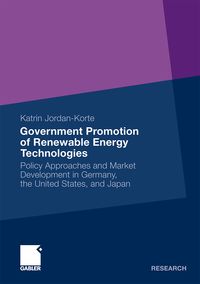 Produktbild: Government Promotion of Renewable Energy Technologies