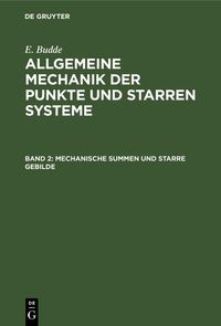 Produktbild: Mechanische Summen und starre Gebilde
