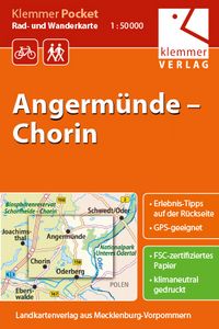 Produktbild: Klemmer Pocket Rad- und Wanderkarte Angerm&uuml;nde &ndash; Chorin