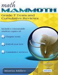Produktbild: Math Mammoth Grade 7 Tests and Cumulative Reviews