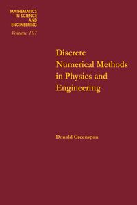 Produktbild: Discrete Numerical Methods in Physics and Engineering
