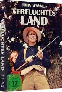 Produktbild: Verfluchtes Land - Kinofassung (Limited Mediabook Cover B mit Blu-ray+DVD+Booklet, neues Master, auf 500 St&uuml;ck limitiert)