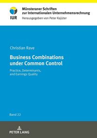 Produktbild: Business Combinations under Common Control