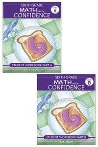 Produktbild: Sixth Grade Math with Confidence Student Workbook Bundle