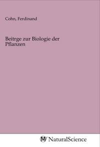 Produktbild: Beitrge zur Biologie der Pflanzen