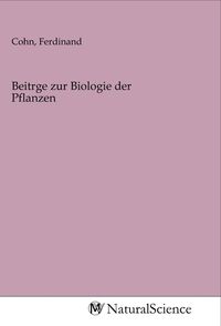 Produktbild: Beitrge zur Biologie der Pflanzen