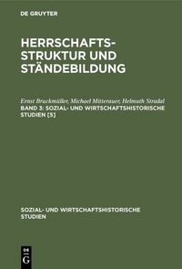 Produktbild: Herrschaftsstruktur und St&auml;ndebildung. Band 3