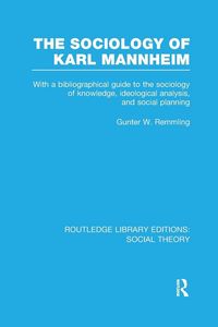 Produktbild: The Sociology of Karl Mannheim (RLE Social Theory)