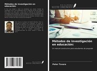 Produktbild: M&eacute;todos de investigaci&oacute;n en educaci&oacute;n: