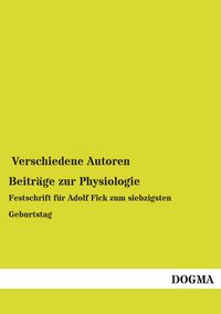 Produktbild: Beitr&auml;ge zur Physiologie