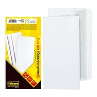 Produktbild: Idena Briefumschl&auml;ge 75g/m&sup2; selbstklebend ohne Fenster wei&szlig; DIN lang 25 St&uuml;ck