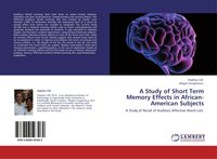 Produktbild: A Study of Short Term Memory Effects in African-American Subjects