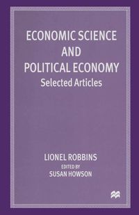 Produktbild: Economic Science and Political Economy