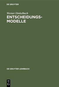 Produktbild: Entscheidungsmodelle