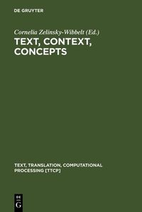 Produktbild: Text, Context, Concepts