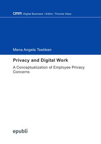 Produktbild: Privacy and Digital Work