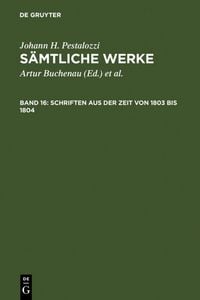 Produktbild: Schriften aus der Zeit von 1803 bis 1804