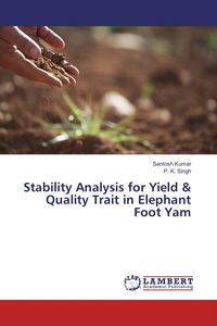 Produktbild: Stability Analysis for Yield & Quality Trait in Elephant Foot Yam