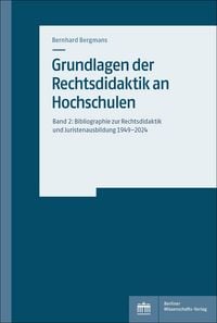 Produktbild: Grundlagen der Rechtsdidaktik an Hochschulen