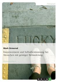 Produktbild: Empowerment und Selbstbestimmung bei Menschen mit geistiger Behinderung