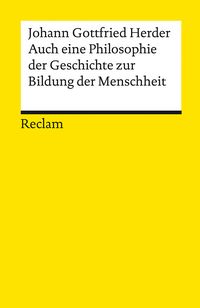 Produktbild: Auch eine Philosophie der Geschichte zur Bildung der Menschheit