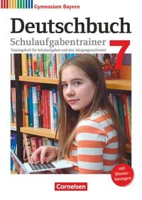Produktbild: Deutschbuch Gymnasium - Bayern - 2019 - 7. Klasse - Schulaufgabentrainer mit L&ouml;sungen