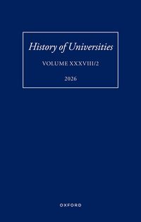Produktbild: History of Universities: Volume XXXVIII/2
