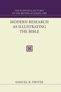 Produktbild: Modern Research as Illustrating the Bible