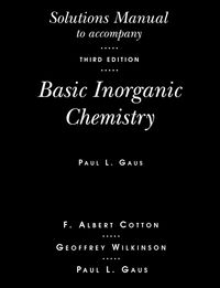 Produktbild: Solutions Manual T/A Basic Inorg Ch