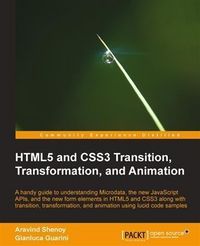 Produktbild: HTML5 and CSS3 Transition, Transformation, and Animation