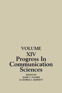 Produktbild: Progress in Communication Sciences, Volume 14