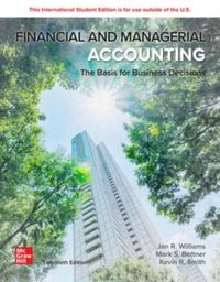 Produktbild: Financial & Managerial Accounting ISE