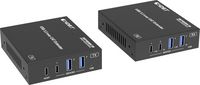 Produktbild: SpeaKa Professional SP-USBE-820 7+1 Port KVM-Extender &uuml;ber PC steuerbar Schwarz