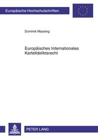 Produktbild: Europaeisches Internationales Kartelldeliktsrecht