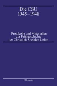Produktbild: Die CSU 1945-1948