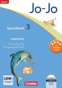 Produktbild: Jo-Jo Sprachbuch 3. Jg. Arb. Vereinf. BAY