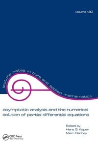 Produktbild: Asymptotic Analysis and the Numerical Solution of Partial Differential Equations